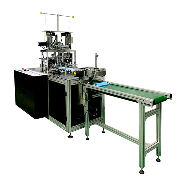 Full-Automatic Ultrasonic Spot Welding Machine For Flat Face Mask With Feeder